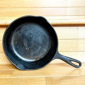 8” WAGNER WARE SIDNEY 1055 Cast Iron Skillet Sauté Fry Searing Baking Braising